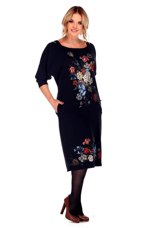 Rochie jerse pictata manual  Liza Panait Liza Panait Online Boutique